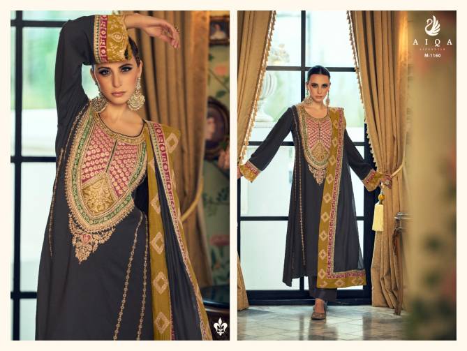 Dastak Vol 2 By Aiqa Wedding Wear Pashmina Salwar Kameez Wholesale Shop in Surat